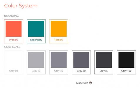 网页布局排版带有CSS变量的颜色系统