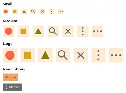 基于SVG的各种不同大小系统icon小图标