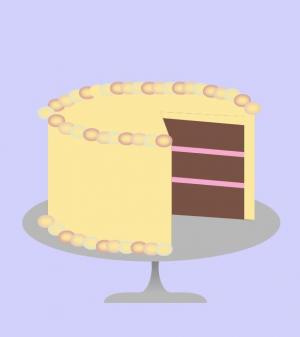 CSS3设计被切过的巧克力生日蛋糕