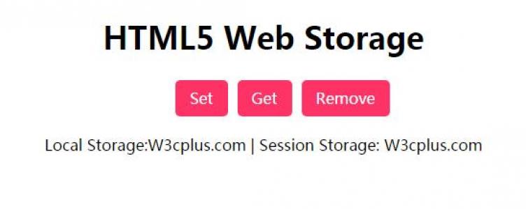 HTML5网页Storage缓存demo演示代码