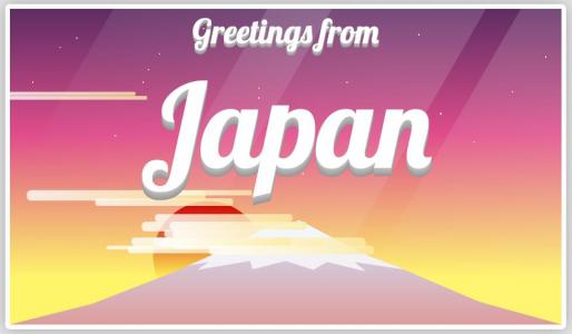 带有日本富士山的CSS3卡通动态名片