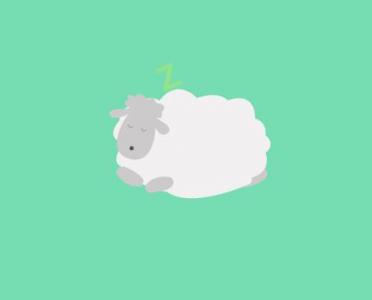 CSS和SVG制作睡眠羊动画