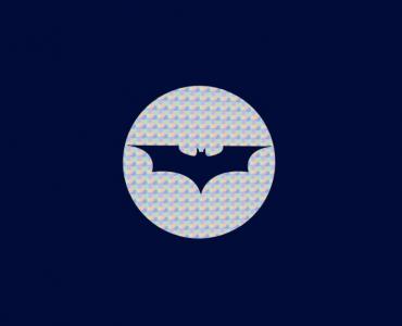 悬停翻转的CSS3 SVG月亮下的蝙蝠
