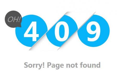 HTML5网站错误404页面设计