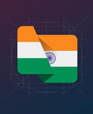 由纯CSS3实现的印度国旗折叠效果