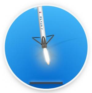 CSS动画模拟太空飞船回收场景