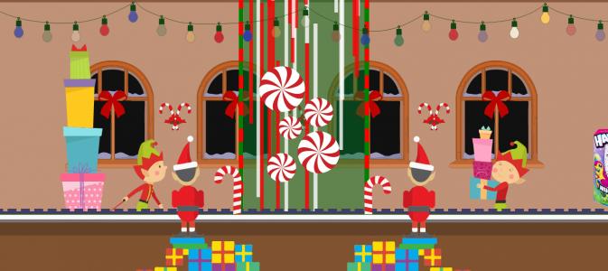 SVG神奇圣诞老人工作室动画设计