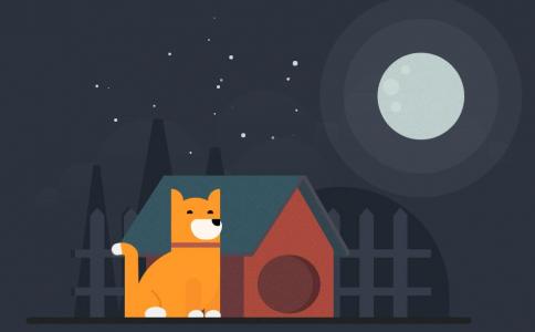 HTML和CSS动画设计多么和谐的夜晚