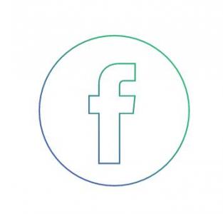 简单SVG Facebook社会Logo形态