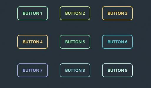 多色CSS3鼠标滑过按钮动画特效
