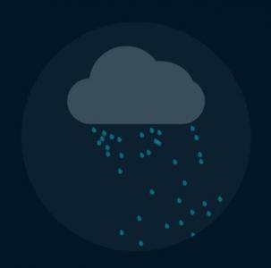 CSS SVG制作雷雨天气电闪雷鸣效果