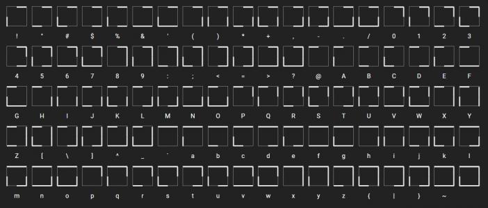 HTML5网格布局设计方糖式键盘
