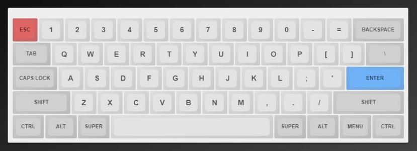 设计超逼真的CSS网格键盘