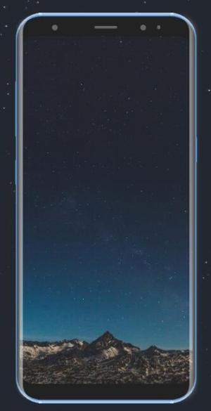 最新版大气银河S8珊瑚蓝色版手机
