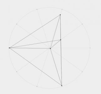 几何图形设计四维运动单形动画效果
