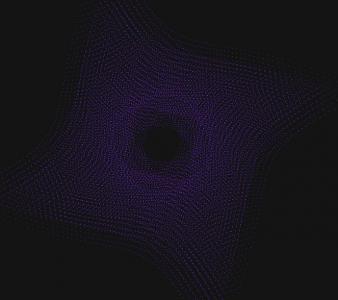 canvas紫色圆点旋转几何图案