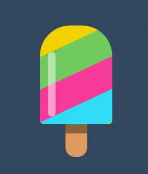 CSS绘画彩色背景loader的冰淇淋
