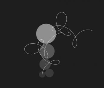 canvas结合CSS实现小球路径画圆圈