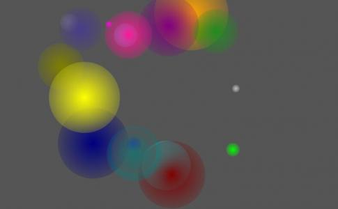 d3.js绘制简单的SVG彩色圆形动画