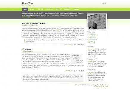 CSS3绿色通道H5网站设计模板