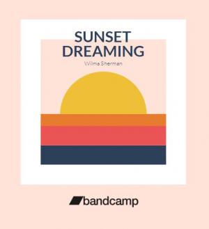 CSS简单绘画夕阳之梦专辑封面