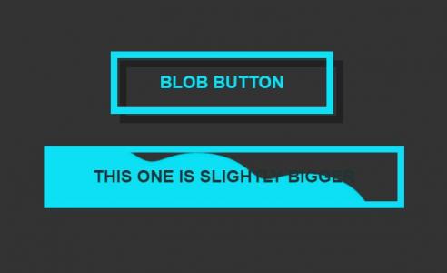 具有阴影视觉效果的CSS斑点按钮