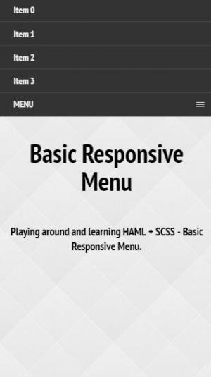 HTML+CSS背景网格的响应式菜单