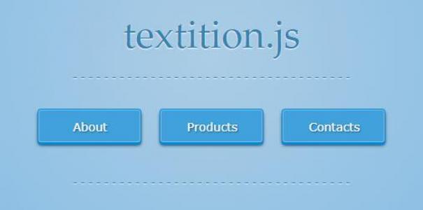 textition.js制作文本过渡导航