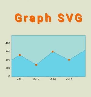 jQuery制作蓝色小清晰SVG折线图