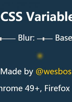 通过JS更新CSS变量设置方块颜色