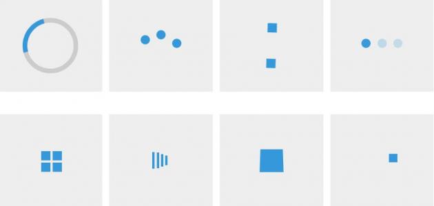八种纯CSS动画设计的APP加载图标