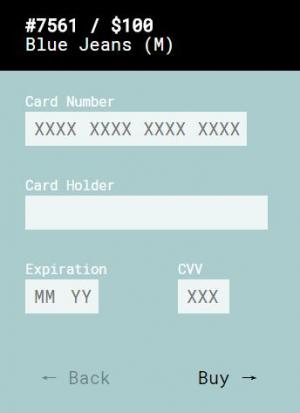 jQuery代码模拟的信用卡结帐表单