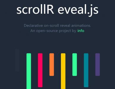 scroll触发加载动画插件Reveal.js