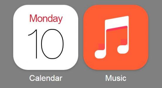CSS绘制的日历和音乐iOS7图标