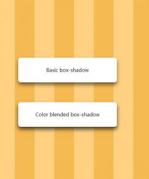 CSS3颜色混合框阴影样式效果
