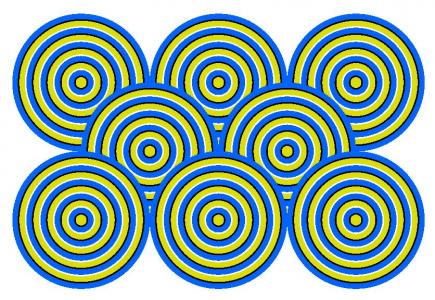 纹理图案设计CSS扩展圆圈视错觉