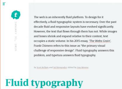 HTML5流体排版和Typetura的创建