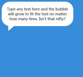 CSS样式设计含箭头的聊天气泡框