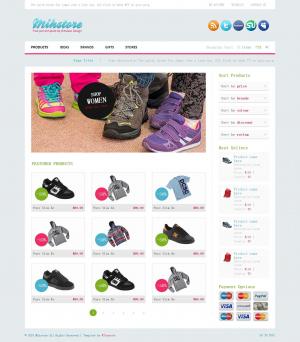 bootstrap兒童服裝響應式網站模板