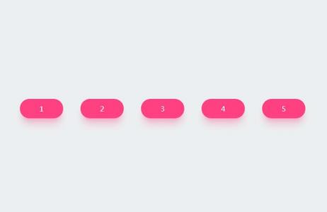 纯CSS3粉红色点击展开分页按钮代码