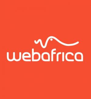 带有SVG动画的Webafrica Logo标志