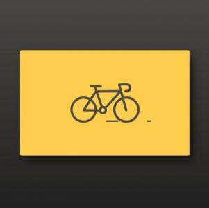 简笔画制作CSS自行车行驶场景动画