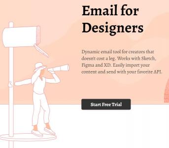 网站设计含有SVG背景图像的博客模板