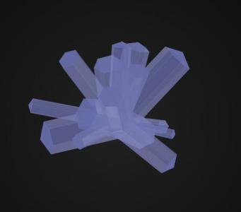 点击重新生成紫水晶宝石3D动画旋转