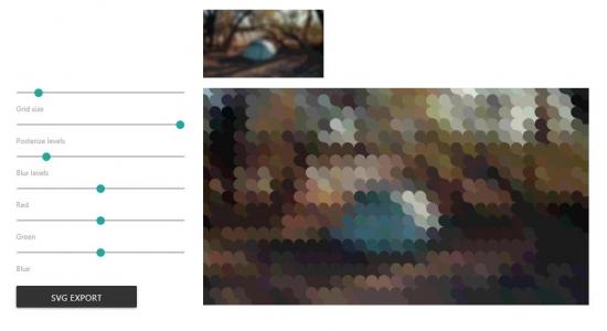 可滑块控制森林图像和下载图像代码